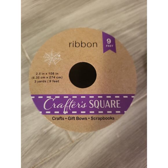 2 Rolls Halloween Day of the Dead Sugar Skull Ribbon Día De Los Muertos NEW - Picture 4 of 5